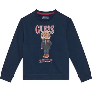 Guess Блуза с дълъг ръкав Guess - Мече с яке, синя, 12 м (20254-N5BQ07-KAD74-G7HR-12M)