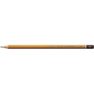 KOH-I-NOOR Графитен молив koh-i-noor 1500 3h хексагонален 7130028009 (7130028009)