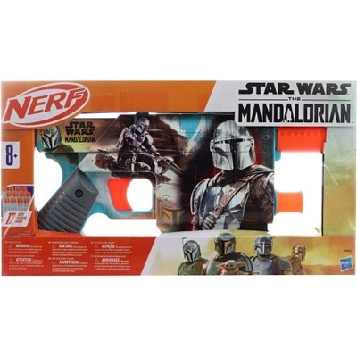 nerf star wars the mandalorian pištoľ so zásobníkom a 12 šípkami
