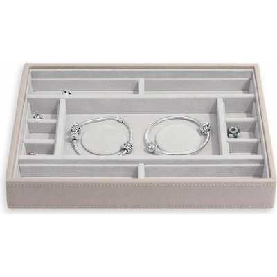 Stackers box na přívěsky a náramky Taupe Classic 2 Charm Bracelet šedobéžová 74402