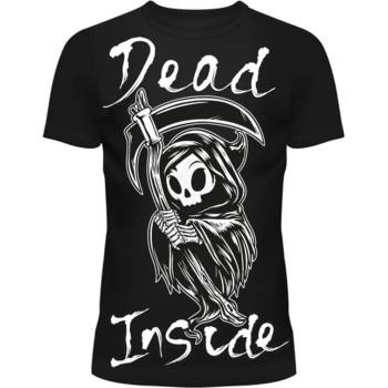 Image 1 of Cupcake cult дамска тениска cupcake cult - dead inside reaper - ЧЕРЕН - poi1067