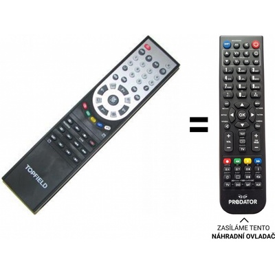 Dálkový ovladač Predátor Topfield TF5100PVR MASTERPIECE – Hledejceny.cz