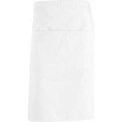 Sol's Zástěra Gramercy s velkou přední kapsou směs bavlna polyester Bílá L01744