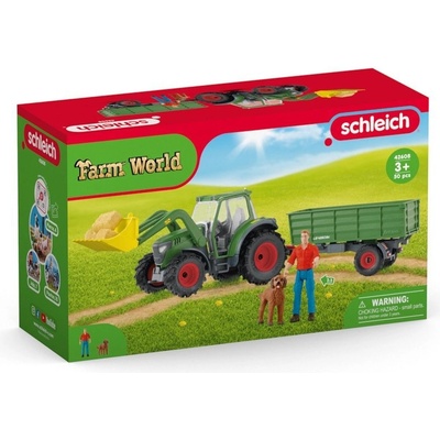 Schleich 42608 Traktor s přívěsem