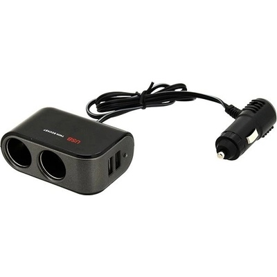 COMPASS 07422 Rozdvojka 1224V + 2x USB 2100mA – Zboží Mobilmania