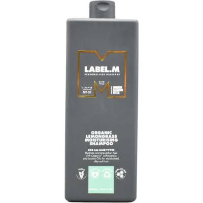 label.m Organic Moisturizing Lemongrass Shampoo 1000 ml
