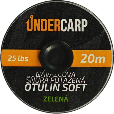 UnderCarp Náväzcová Šnúra Otulin Soft 20m 25lb Zelená