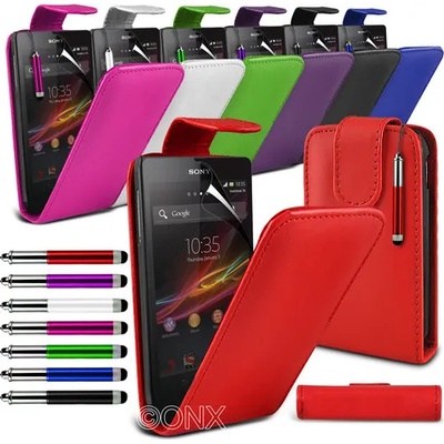 Sony Xperia Z Ultra Flip Калъф + Протектор и Стилус