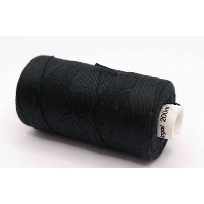 Polyesterové riflové nitě v návinu 200 m - černá – Zbozi.Blesk.cz