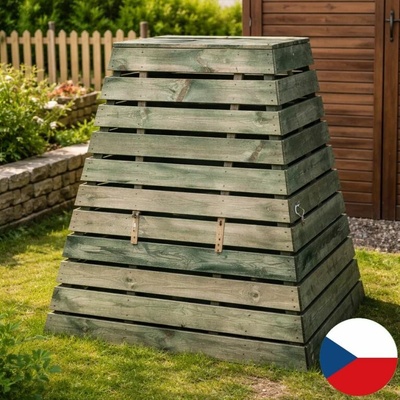 Tonap drevený kompostér 800 L pyramída TP106587