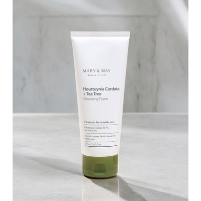 Mary&May Houttuynia Cordata + Tea Tree Cleansing Foam Mycí pěna s Houttuynia Cordata a tea tree 150 ml