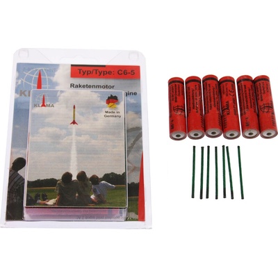 Klima raketový motor C6-5 6ks
