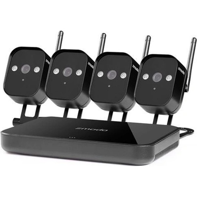 Zmodo 720P Wifi Mini NVR+4xIP CAM+1TB HDD (UMNP10069)