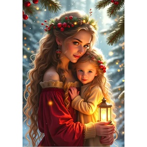 Alipson Puzzle - Puzzle Mother and Daughter Collection: Christmas Tenderness - 1 000 piese