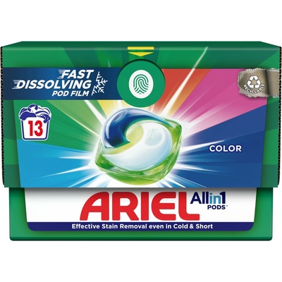 Ariel All-in-1 Pods Color gelové kapsle na praní 13 PD