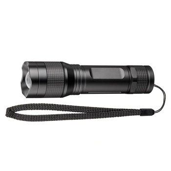 Goobay Лед фенер Goobay, 5W, 300 лумена, 150 метра разстояние на осветяване, IPX4, Cree Led, 3 часа автономност, студена светлина, 50000 часа живот, алуминий (44560) (44560)