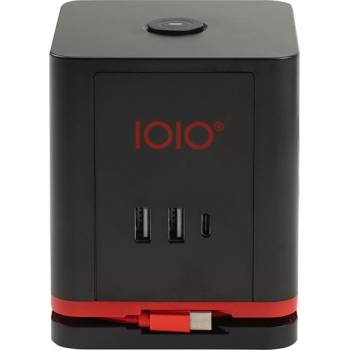 IOIO Кабелен удължител IOIO 3 гнезда 1, 5 м, 2xUSB-A, 1xUSB-C, черен 41213 (41213)