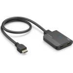 Hama Сплитер 4K HDMI мъжко - 2 x HDMI женско, черен (HAMA-205284)