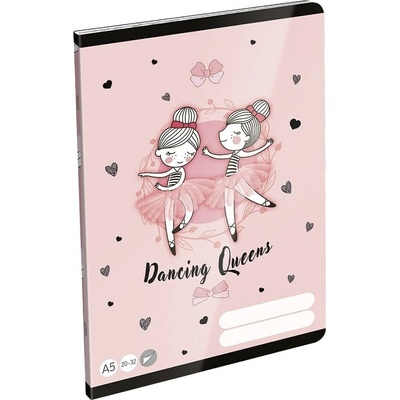 LIZZYSULI Zošit hladký A5 20 32 Tiny Dancer Lovely Ballerina