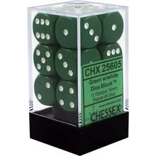 Hracie kocky Chessex Opaque zelené