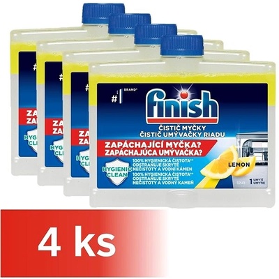 Finish čistič myčky Lemon 4 × 250 ml – Zboží Mobilmania