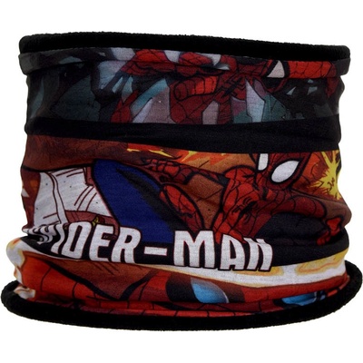 Sun City Šál Spiderman nákrčník Spiderman Hero zateplený černá