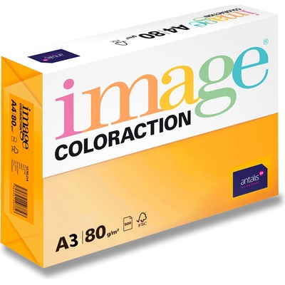 Image Coloraction Papír barevný A3/500/80g Sevilla sytá žlutá 25 bal