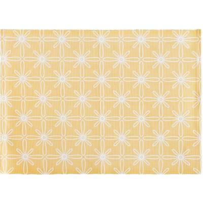 SCANquilt Prestieranie Muri kontúry kvietkov žltá 33x45cm