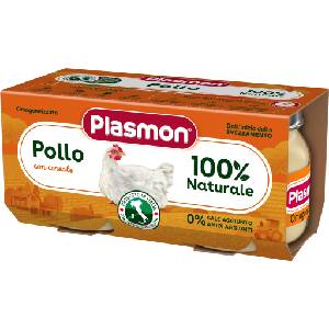 Plasmon Пюре от пилешко месо и оризово брашно, 6+м, 2 бр (2168644)