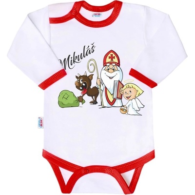 NEW BABY Body s potiskem New Baby Mikuláš