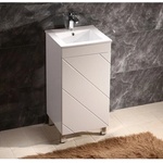 InterCeramic Мебел за баня icp 4242 - Компактен pvc шкаф с порцеланов умивалник 4141 (icp 4242)