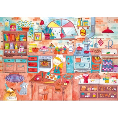Magnolia - Puzzle Colorful Bakery - 1 000 piese