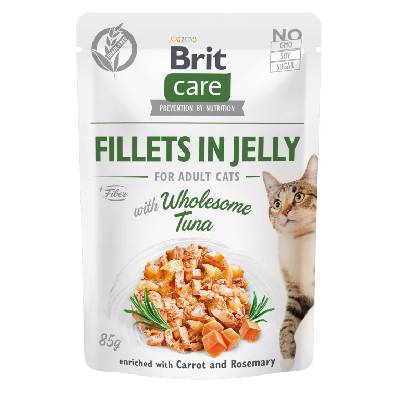 Kapsička Brit Care Cat Fillets in Jelly with Wholesome Tuna 85 g