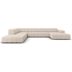 Cosmopolitan Design Бежов ъглов диван (ляв ъгъл/"U") Chicago - Cosmopolitan Design (COS_UL_140_F1_CHICAGO2)