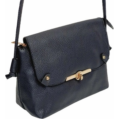 RB-nakuplevne kabelka crossbody černá se zlatou sponou