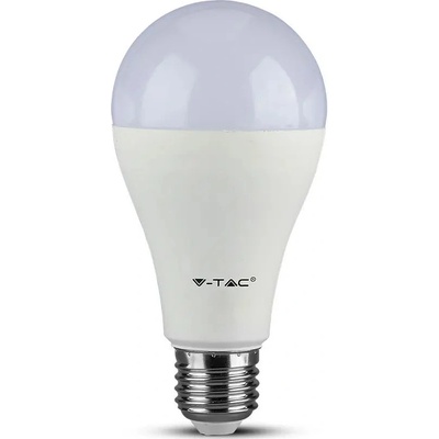 V-TAC LED žiarovka E27, 17W, 1521lm, A65, stmievateľná, Samsung chip Denná biela