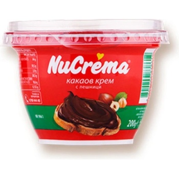 NuCrema Какаов крем с лешници Nucrema 200гр