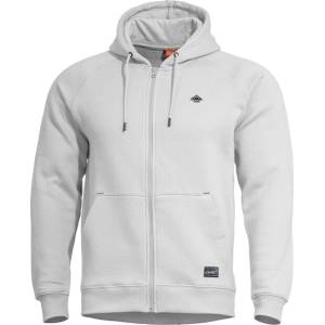 PENTAGON суитшърт с цип Phaeton, бял (K09021-ZIP-00)