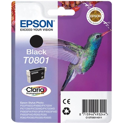 Epson Мастило EPSON T0801, C13T08014011, Black (C13T08014011)