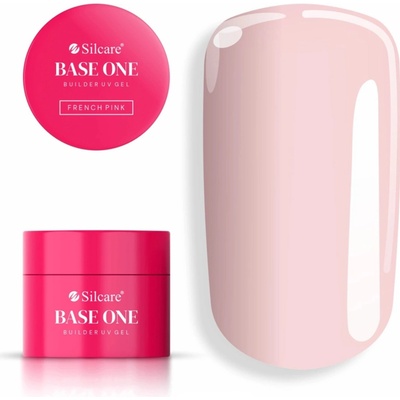Silcare podkladový stavební gel na nehty růžový 50 ml
