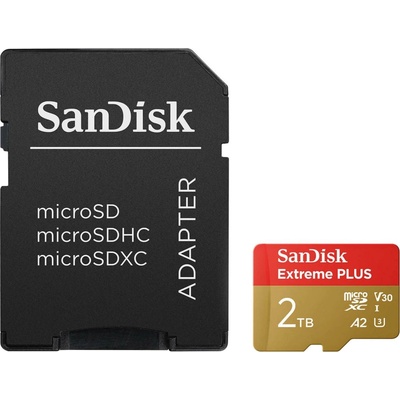 Sandisk micro SDXC 256 GB Extreme PLUS SDSQXBD-2T00-GN6MA