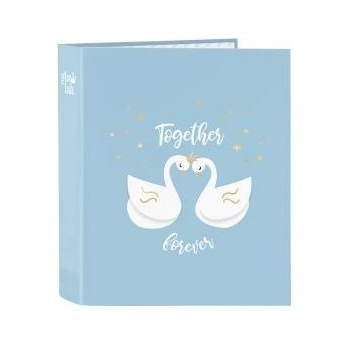 Glow Lab Папка с пръстени Glow Lab Cisnes Син A4 27 x 33 x 6 cm