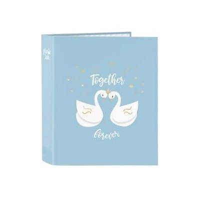 Glow Lab Папка с пръстени Glow Lab Cisnes Син A4 27 x 33 x 6 cm