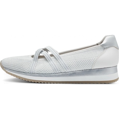 Jana Shoes Německo boty Jana 173 bílo/stříbrné