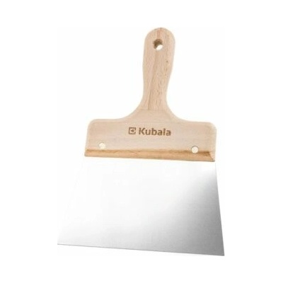 KUBALA Stěrka nerezová 120mm, dřevěná rukojeť 591