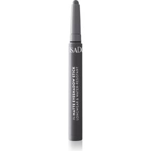 IsaDora The Eyeshadow Stick Matte дълготрайни сенки за очи в молив с матиращ ефект цвят 64 Smoky Grey 1.2 гр