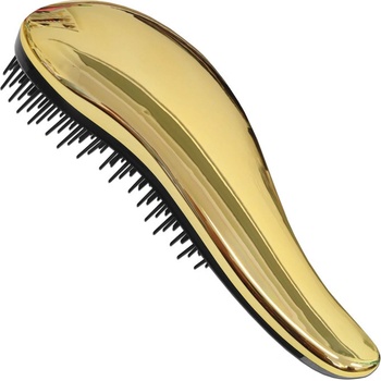 Detangler Gold rozčesávací hřeben na vlasy s rukojetí zlatý