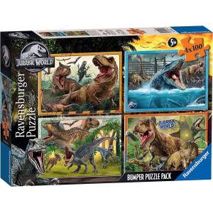 Ravensburger - Puzzle 4x100 Jurassic World - 100 piese
