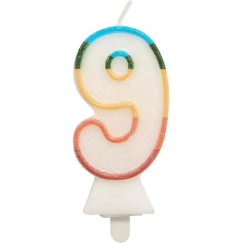 Godan Цветна свещ 8.5 см - 9 (sw-cbb9)