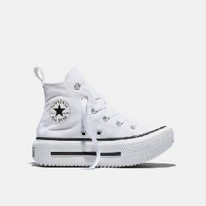 Converse Маратонки Converse Kids Chuck Taylor All Star Canvas High-Top Trainers - 002-White/Bla